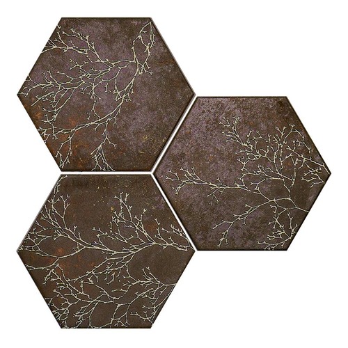 OZONE BROWN DECOR HEXAGON