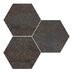 RUST TITANIUM NATURAL HEXAGON