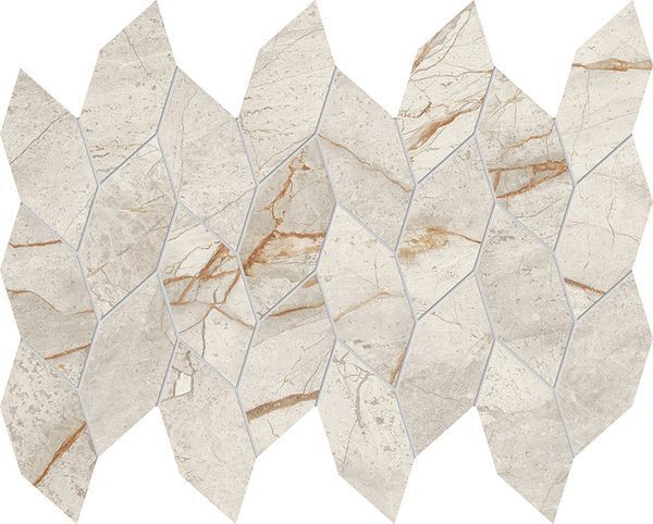 Marvel Diva White Everest Mosaico Twist Lappato
