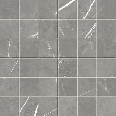 Forte Dei Marmi Elegant Grey Mosaic Lappato 30x30