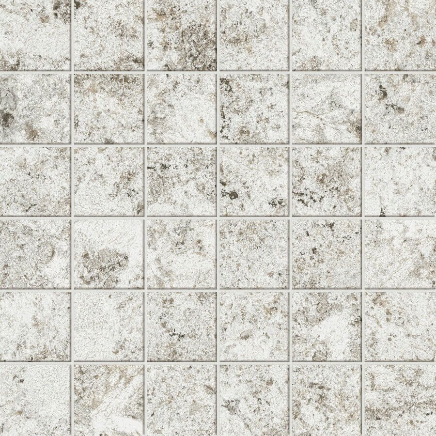 Forte Dei Marmi Quark Brazilian White Mosaic  