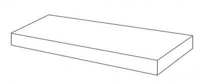 Forte Dei Marmi Quark Brazilian White Scal. Ang. DX 33x80 Ступ. Угл. Прав 33Х80
