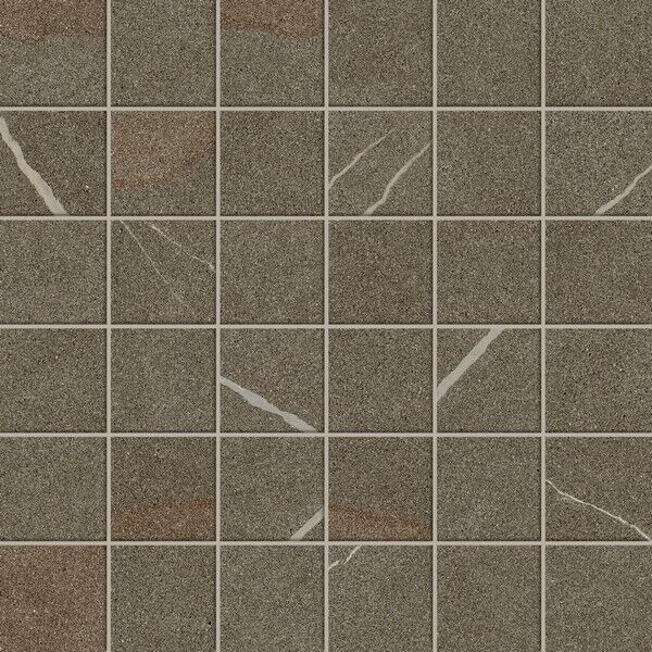 Forte Dei Marmi Rock Alpine Brown Mosaic 30x30