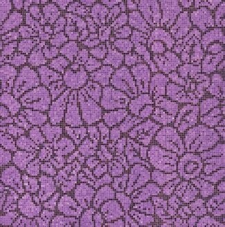 GRAPHIC FLOWERS PURPLE
