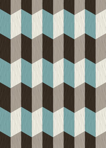 Plissage Turquoise