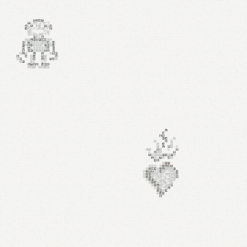 HEARTS & ROBOTS  WHITE