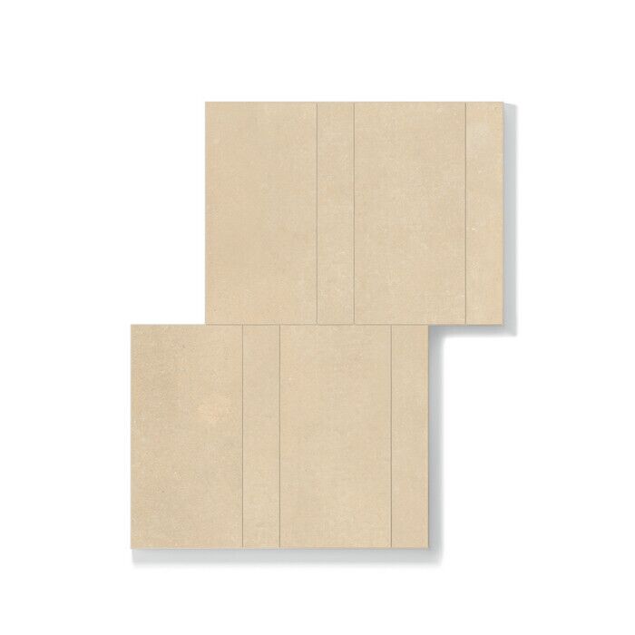 SENSI TERRE COTONE NATURALE TAVELLA+LISTELLO 30X40