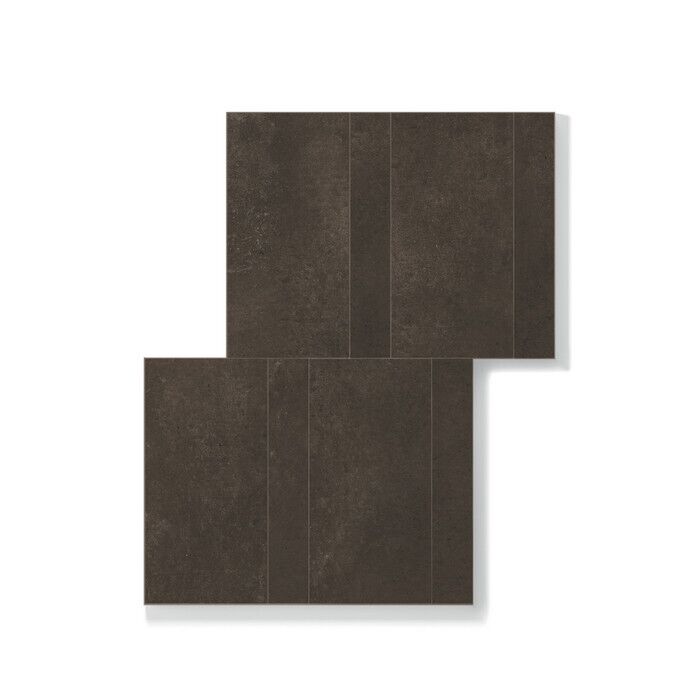 SENSI TERRE CARBONE NATURALE TAVELLA+LISTELLO 30X40