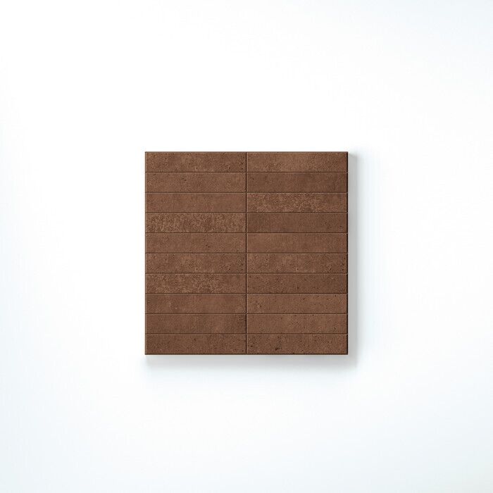 SENSI TERRE AMARANTO NATURALE MODULO LISTELLO 30X30