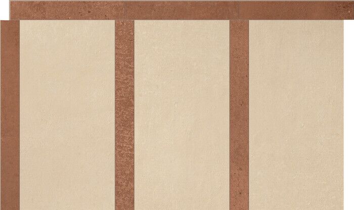 SENSI TERRE COTONE+MATTONE NATURALE TAPPETO 55x32