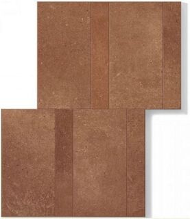 SENSI TERRE MATTONE MIX TAVELLA+LISTELLO 30X40