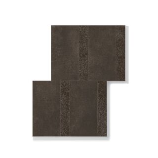 SENSI TERRE CARBONE MIX TAVELLA+LISTELLO 30X40