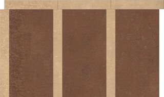 SENSI TERRE AMARANTO+ROSATO NATURALE TAPPETO 55x32