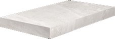 Angolo Sn Gradino C.Retta White (62455) 33x60 Керамогранит