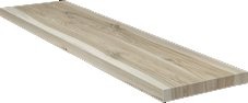 Angolo Dx Gradino C.Retta Cream (61815) 33x100 Керамогранит