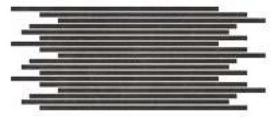 Fascia Stripe Noir (48899) 20x40 Керамогранит