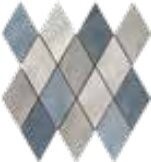 MOS.ROMBO MIX BLUE 25X25