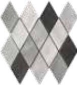 MOS.ROMBO MIX GREY 25X25