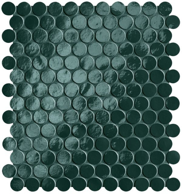 GLIM PETROLIO ROUND MOSAICO BRILLANTE