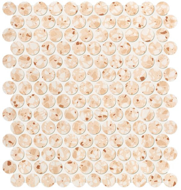 GLIM GEMME ROSA ROUND MOSAICO MATT