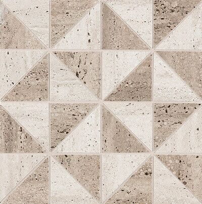 MATERIA CLASSICA 30X30 TORTORA BIANCO ICON B MOSAICO