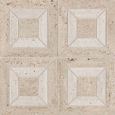 MATERIA CLASSICA 30X30 BEIGE BIANCO ICON C MOSAICO