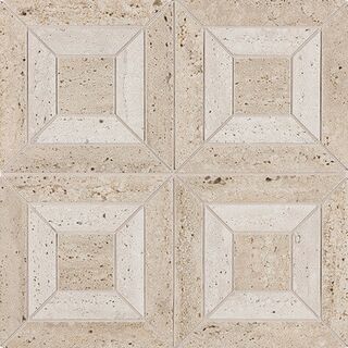 MATERIA CLASSICA 30X30 BEIGE BIANCO ICON C MOSAICO