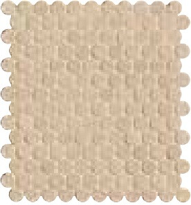 NOBU BEIGE GRES ROUND MOSAICO MATT