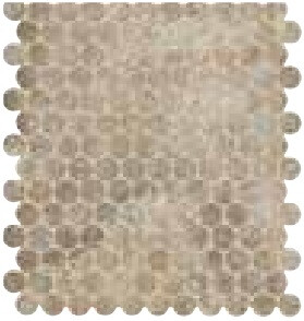 NOBU SLATE GRES ROUND MOSAICO MATT