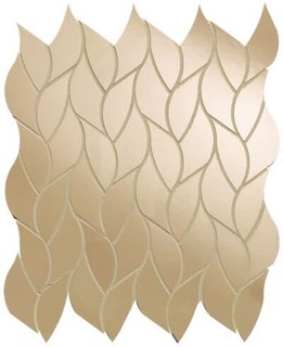 ROMA GOLD ONICE MIELE LEAVES MOSAICO