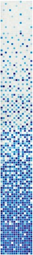 EXOTIC BLUE растяжка 20*20, стеклянная мозаика