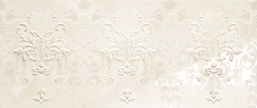 DAMASCO BIANCO DEC. 30,5X72,5