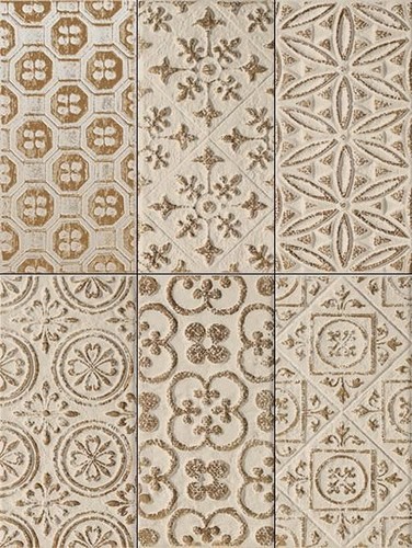 BEIGE FORMEL.ORO DEC. 12,5X25