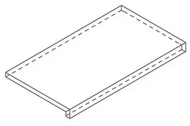 Aura Classic Nordic Scal.33X120 Front/Аура Классик Нордик Ступень 33X120 Фронт