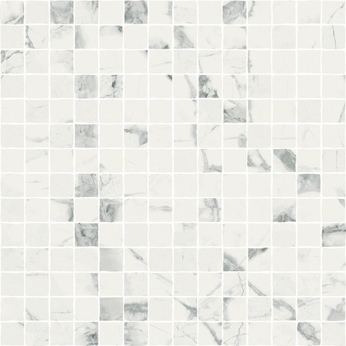 CHARME DELUXE Invisible White Mosaico Split 30x30//Ш.Д. Инвизибл Уайт Мозаика Сплит 30x30 (620110000