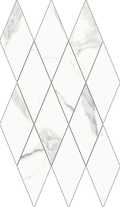 Stellaris Statuario White Mosaico Diamond