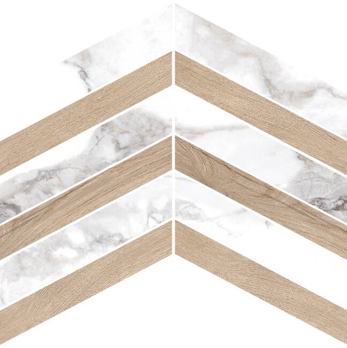 D.HAUTE WHITE/TAUPE CHEVRON SP/30X21,9