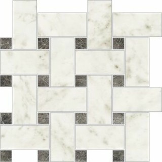 IMM MOS INTRECCIO BIANCO CARRARA LEVIG