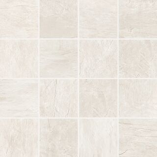 ARDOISE BLANC 7,5x7,5 6MM  MOSAICO