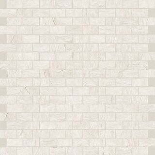 ARDOISE BLANC 1,5x3 6MM MOS.30X30