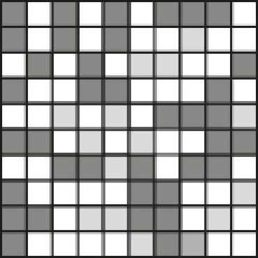 ETOILE CREME MOS 3D MIX 3X3