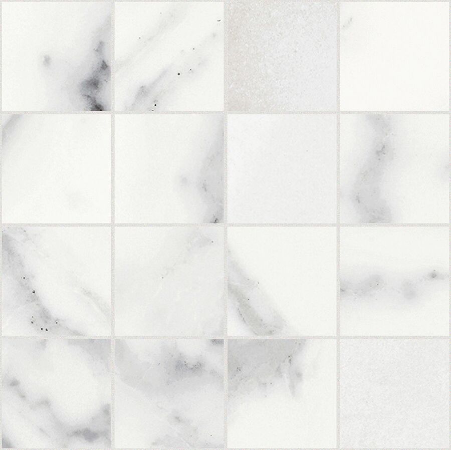 ORIGINES REX BLANC MATTE 6MM MOS 7,5X7,5