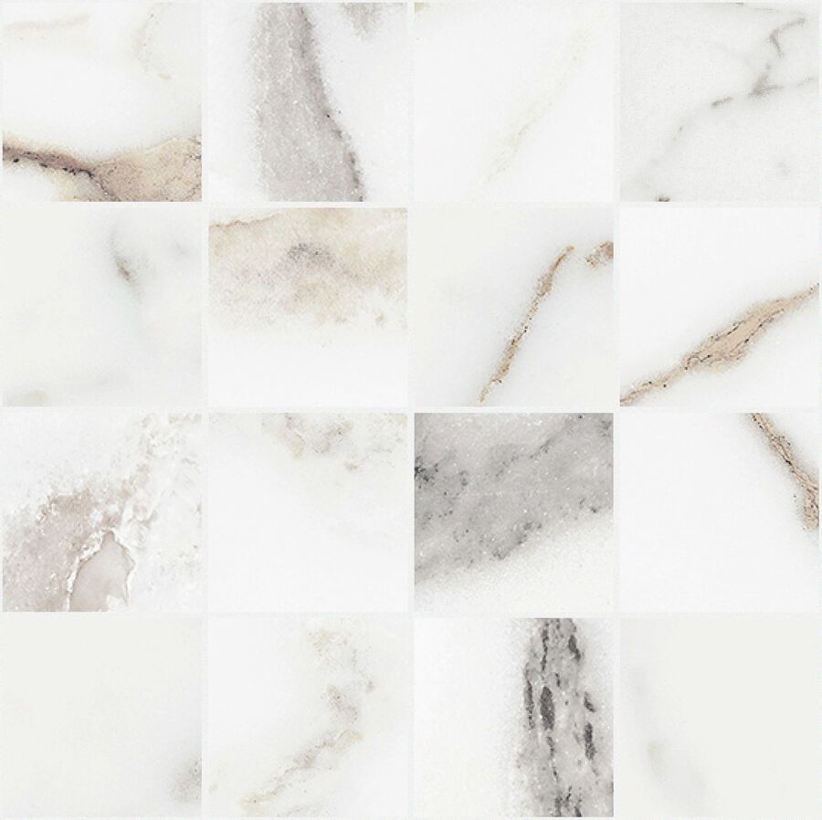 ORIGINES REX ARGENT GLOSSY 6MM MOS 7,5X7,5