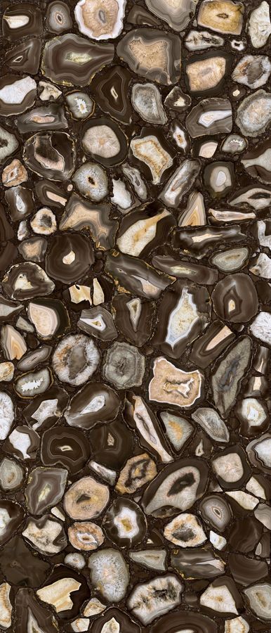UMBER GOLD GLOSSY 6MM 120X280 RETT