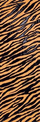 ZEBRA ORANGE ANIMALIER 24X72