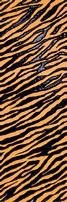 ZEBRA ORANGE ANIMALIER 11.9X24