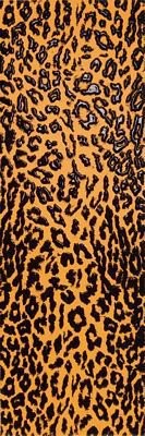 LEO ORANGE ANIMALIER 24X72