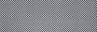 F. 1 DESIGN WHITE/BLACK CHEQUERED 24X72