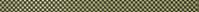 F. 1 DESIGN LISTELLO GREEN/BLACK CHEQUERED 3.2X72