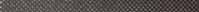 F. 1 DESIGN LISTELLO GLITTER/MOKA CHEQUERED 3.2X72